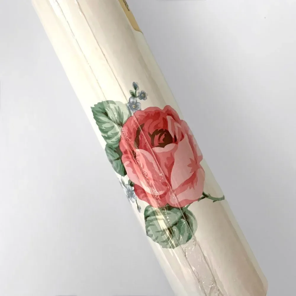 Vintage Rose Floral Wallpaper